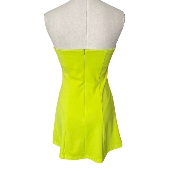 New Miscreants London Cupid Mini Split Dress & Gloves - Green UK 10 NWOT - Picture 9 of 15